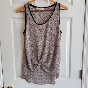 Ann Taylor LOFT Animal Print Tank Sleeveless Blouse